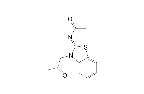 N-((2Z)-3-(2-Oxopropyl)-1,3-benzothiazol-2(3H)-ylidene)acetamide