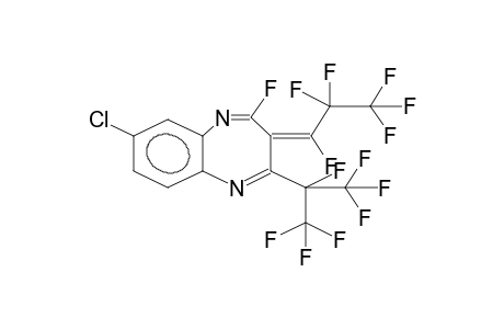 8-CHLORO-2-FLUORO-4-HEPTAFLUOROISOPROPYL-3-HEXAFLUOROPROPYLIDENE-1,5-BENZODIAZEPINE