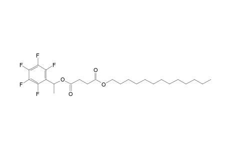 Succinic acid, 1-(pentafluorophenyl)ethyl tridecyl ester