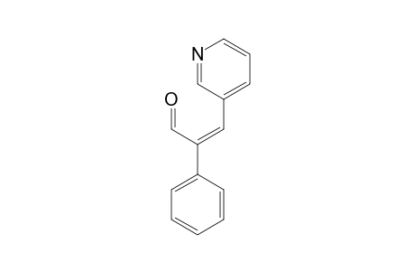 Benzeneacetaldehyde, alpha-(3-pyridinylmethylene)-