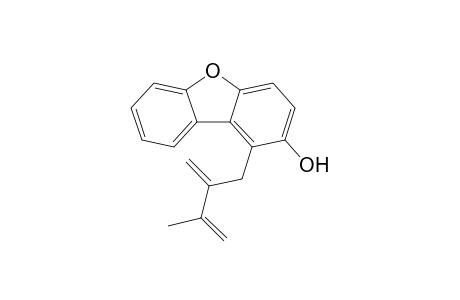 1-(3-Methyl-2-methylenebut-3-enyl)dibenzofuran-2-ol