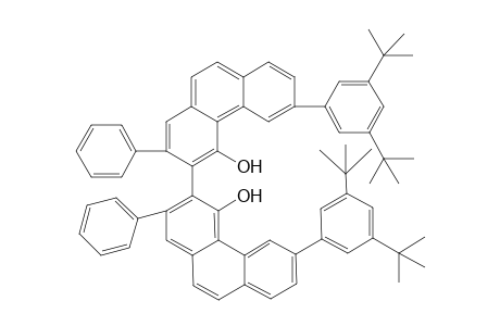9,9'-bis[2-(3',5'-bis<t-Butyl).phenyl)-8-phenyl-10-hydroxyphenathryl]