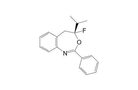 (4R)-4-Fluoro-4-isopropyl-2-phenyl-4,5-dihydrobenzo[d]-1,3-oxazepine