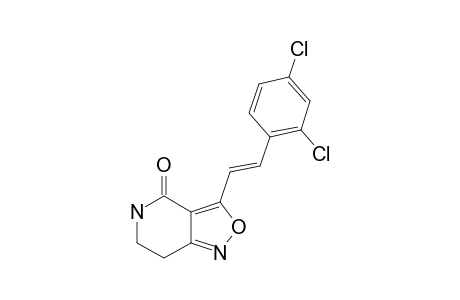 3-[2-(2,4-Dichlorophenyl)ethenyl]-4,5,6,7-tetrahydroisoxazolo[4,3-c]pyridin-4-one