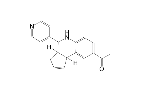 ethanone, 1-[(3aS,4R,9bR)-3a,4,5,9b-tetrahydro-4-(4-pyridinyl)-3H-cyclopenta[c]quinolin-8-yl]-