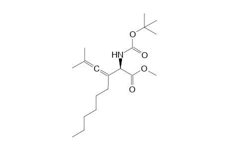 (R)-2-tert-Butoxycarbonylamino-3-(2-methyl-propenylidene)-nonanoic acid methyl ester