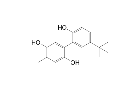 2-(5-tert-butyl-2-hydroxy-phenyl)-5-methyl-benzene-1,4-diol