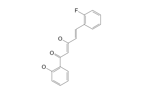 3-HYDROXY-1-(2-HYDROXYPHENYL)-5-(2-FLUOROPHENYL)-2,4-PENTADIEN-1-ONE