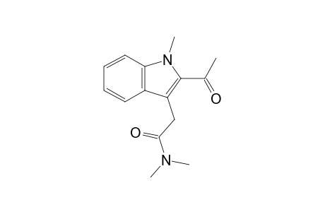 2-(2-Acetyl-1-methyl-1H-indol-3-yl)-N,N-dimethylacetamide