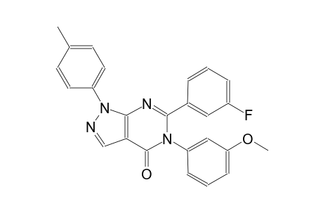 4H-pyrazolo[3,4-d]pyrimidin-4-one, 6-(3-fluorophenyl)-1,5-dihydro-5-(3-methoxyphenyl)-1-(4-methylphenyl)-