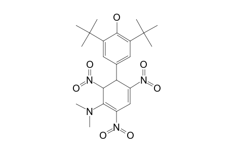 2,6-ditert-butyl-4-(5-dimethylamino-2,4,6-trinitro-1-cyclohexa-2,4-dienyl)phenol