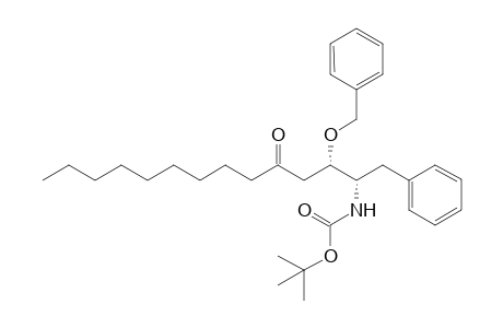 (3S,4S)-1-Phenyl-2-[(tert-butoxycarbonyl)amino]-3-benzyloxy-5-butadecanone