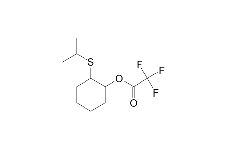1-(Isopropylthio)-2-(trifluoroacetoxy)-cyclohexane