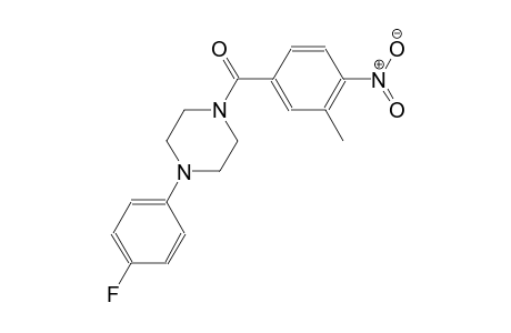 1-(4-fluorophenyl)-4-(3-methyl-4-nitrobenzoyl)piperazine
