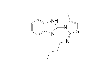 2-[2'-(Butylimino)-4'-methyl-2',3'-dihydrothiazol-3'-yl]benzimidazole