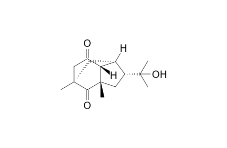(+)-(1R,3S,5R,6R,7R)-5-(2-Hydroxypropan-2-yl)-1,3-dimethyltricyclo[4.3.1.0(3,7)]decan-2,8-dione