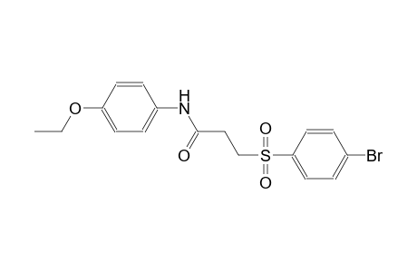 propanamide, 3-[(4-bromophenyl)sulfonyl]-N-(4-ethoxyphenyl)-