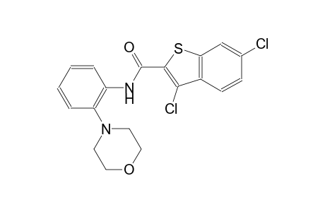 3,6-dichloro-N-[2-(4-morpholinyl)phenyl]-1-benzothiophene-2-carboxamide