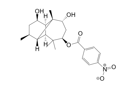 (1R,3S,4S,5S,7R,9R,10R,11R)-1,9-Dihydroxy-7-p-nitrobenzoyloxylongipinane