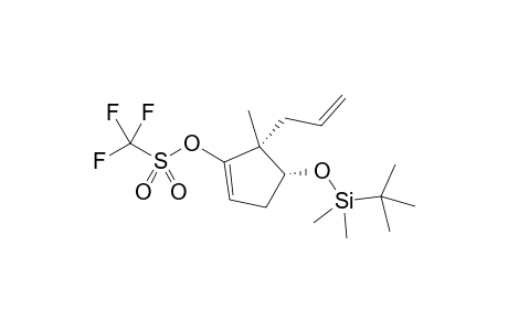 (4R,5R)-5-Allyl-4-(tert-butyldimethylsiloxy)-5-methylcyclopent-1-en-1-yl trifluoromethanesulfonate