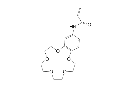 N-(2,3,5,6,8,9,11,12-octahydrobenzo[b][1,4,7,10,13]pentaoxacyclopentadecin-15-yl)acrylamide
