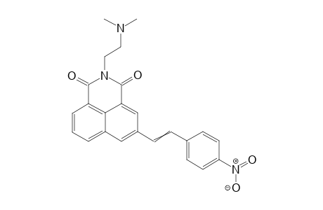 N-(N',N'-dimethylaminoethyl)-3-(2-p-nitrophenylvinyl)naphthalimide