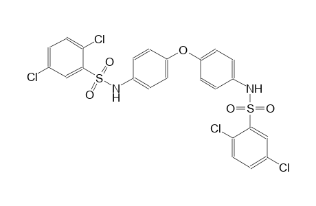 2,5-dichloro-N-[4-(4-{[(2,5-dichlorophenyl)sulfonyl]amino}phenoxy)phenyl]benzenesulfonamide