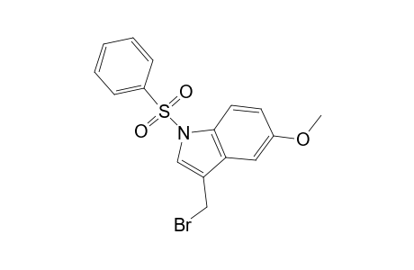 1-(Benzenesulfonyl)-3-(bromomethyl)-5-methoxyindole