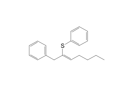 Benzene, [[1-(phenylmethyl)-1-hexenyl]thio]-