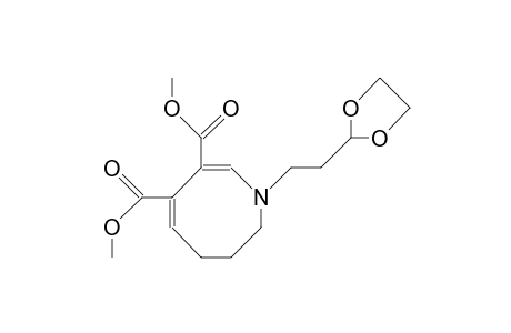 1-(2-Dioxol-2-ylethyl)-3,4-dicarbomethoxy-tetrahydro-azocine