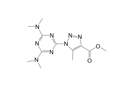 1H-[1,2,3]Triazole-4-carboxylic acid, 1-(4,6-bisdimethylamino-[1,3,5]triazin-2-yl)-5-methyl-, methyl ester
