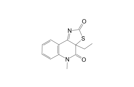 3a-Ethyl-5-methyl[1,3]thiazolo[5,4-c]quinoline-2,4(3aH,5H)-dione