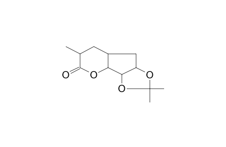 2-Oxabicyclo[4.3.0]nonan-3-one, 4-endo-methyl-8,9-O-exo-isopropylidene-, (Z)
