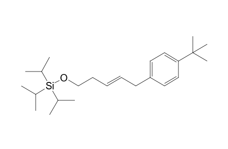 [(E)-5-(4-tert-butylphenyl)pent-3-enoxy]-tri(propan-2-yl)silane