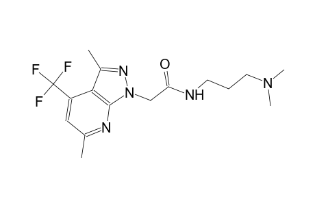 1H-pyrazolo[3,4-b]pyridine-1-acetamide, N-[3-(dimethylamino)propyl]-3,6-dimethyl-4-(trifluoromethyl)-
