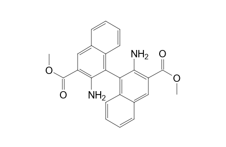 3-Amino-4-(2-amino-3-carbomethoxy-1-naphthyl)naphthalene-2-carboxylic acid methyl ester