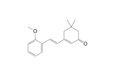 5,5-Dimethyl-3-[2-(2-methoxystyryl)]-cyclohex-2-enone