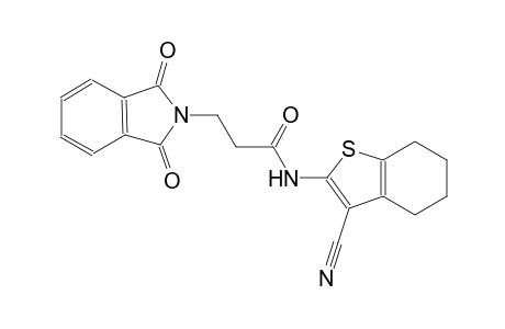 N-(3-cyano-4,5,6,7-tetrahydro-1-benzothien-2-yl)-3-(1,3-dioxo-1,3-dihydro-2H-isoindol-2-yl)propanamide