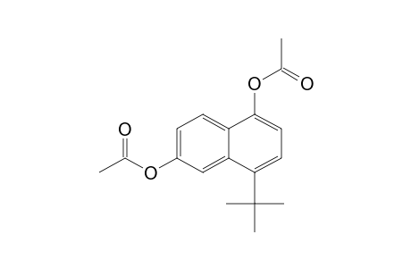 1,6-Naphthalenediol, 4-(1,1-dimethylethyl)-, diacetate