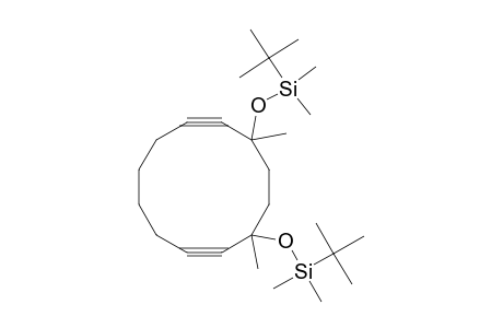 3,6-bis[(t-Butyl)dimethylsilyloxy]-3,6-dimethylcyclododeca-1,7-diyne