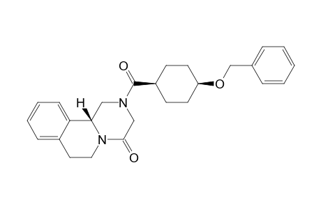 (R)-(-)-2-(cis-4-(Benzyloxy)cyclohexanecarbonyl)-1,2,3,6,7,11b-hexahydro-4H-pyrazino[2,1-a]isoquinolin-4-one