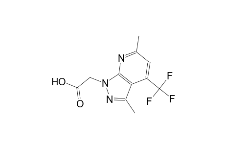 [3,6-dimethyl-4-(trifluoromethyl)-1H-pyrazolo[3,4-b]pyridin-1-yl]acetic acid