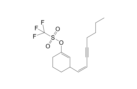3-[(Z)-1-Octen-3-ynyl]-1-cyclohexen-1-yl trifluoromethanesulfonate