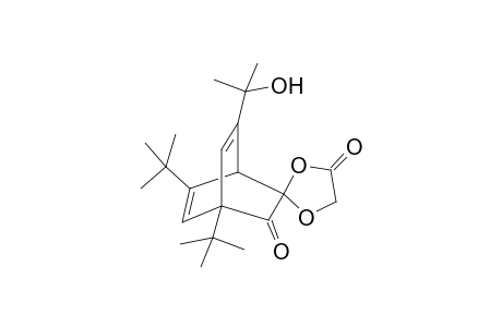 1,5-Di-tet-Butyl-8-(2-hydroxyisopropyl)-3,3-(oxoethylidenedioxy)bicyclo[2.2.2]octa-5,7-dien-2-one