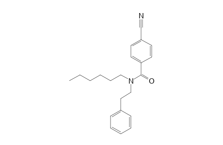 Benzamide, 4-cyano-N-(2-phenylethyl)-N-hexyl-