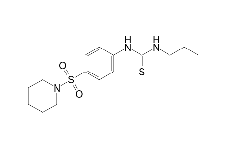 1-[p-(piperidinosulfonyl)phenyl]-3-propyl-2-thiourea