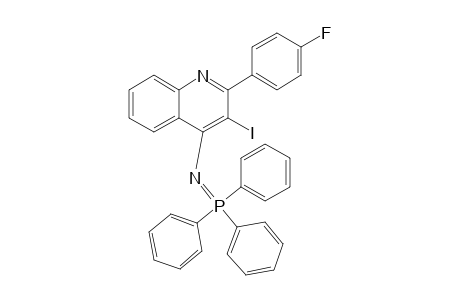 2-(4-Fluorophenyl)-3-iodo-4-(triphenylphosphoranylideneamino)quinoline