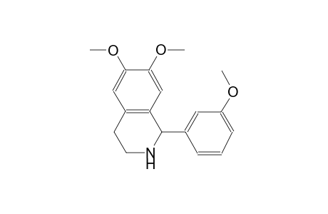 isoquinoline, 1,2,3,4-tetrahydro-6,7-dimethoxy-1-(3-methoxyphenyl)-
