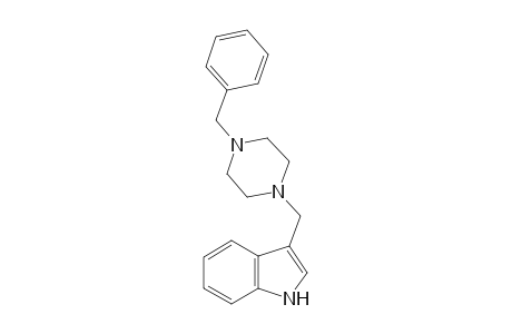 3-[(4-Benzyl-1-piperazinyl)methyl]-1H-indole
