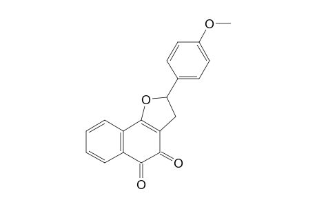 2,3-Dihydro-2-(4-methoxyphenyl)naphtho[1,2-b]furan-4,5-dione